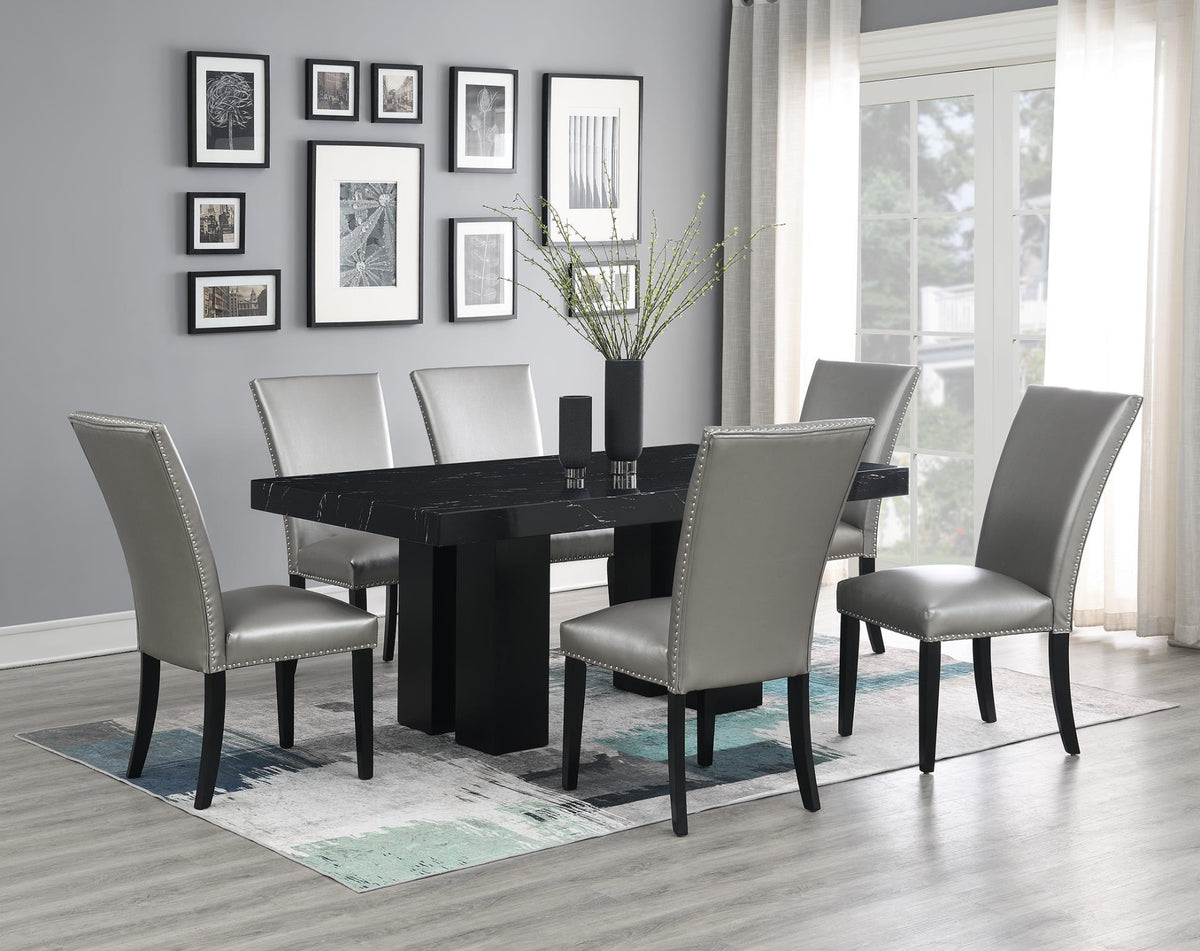 Dining Set with Five Chair Colorways