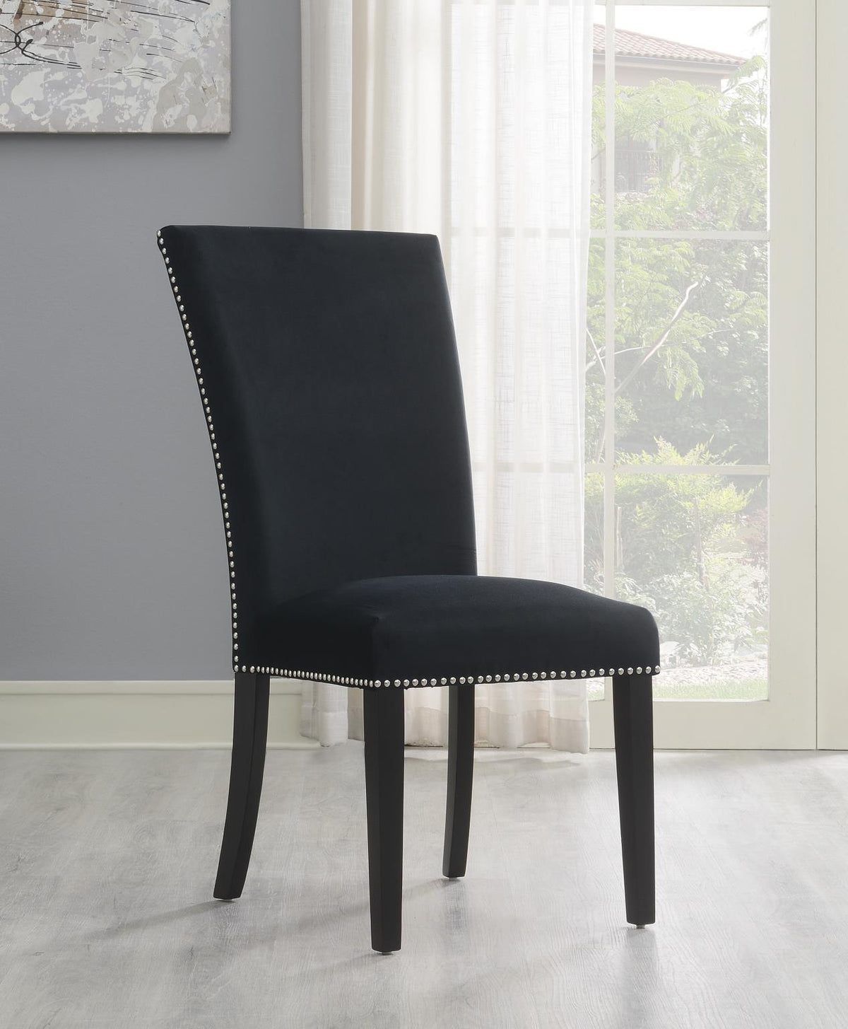 Velvet & Faux Leather Dining Chairs (5 Colors)