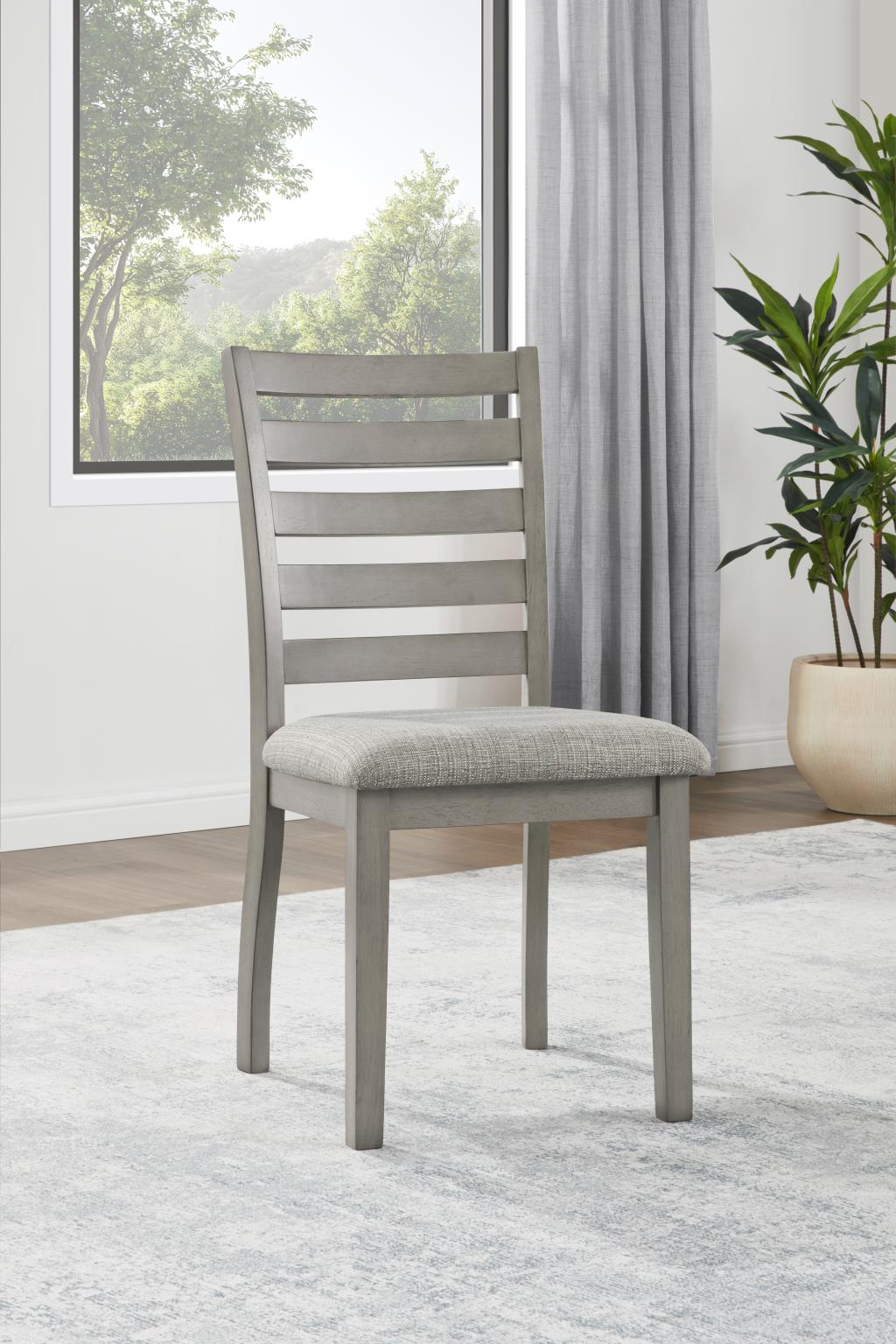 Gray Dining Table & Chair Set (D146)