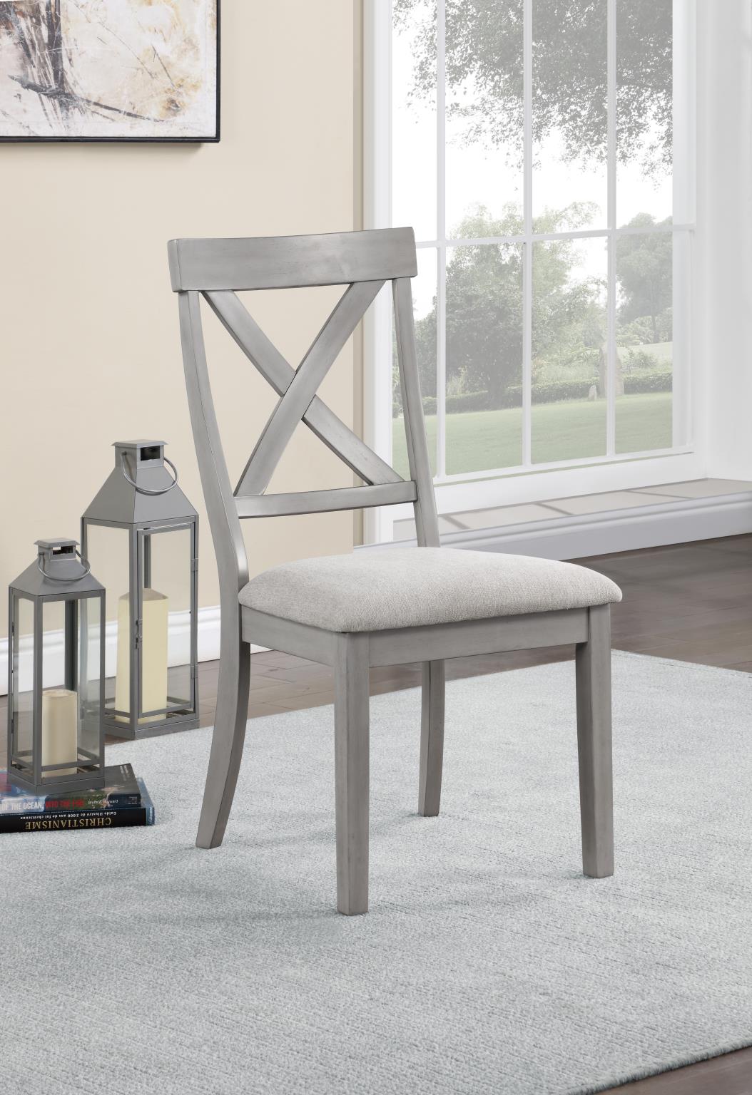 Gray Rectangular Dining Set