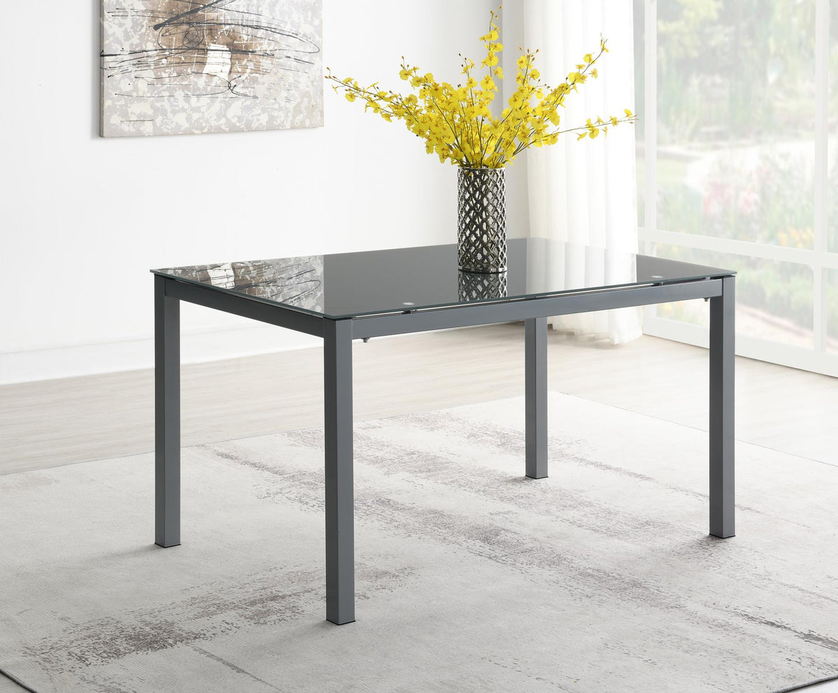 Charcoal Dining Table & Chair Set