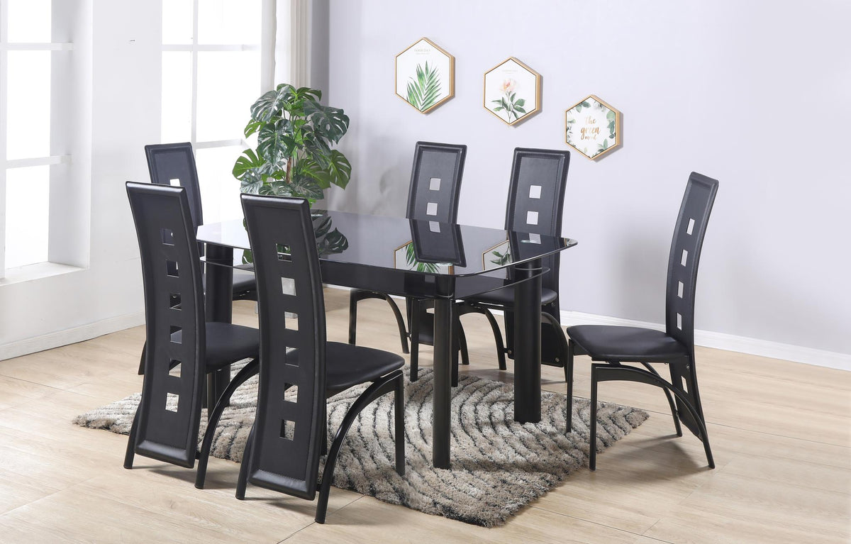 Black Dinette Table & Chairs