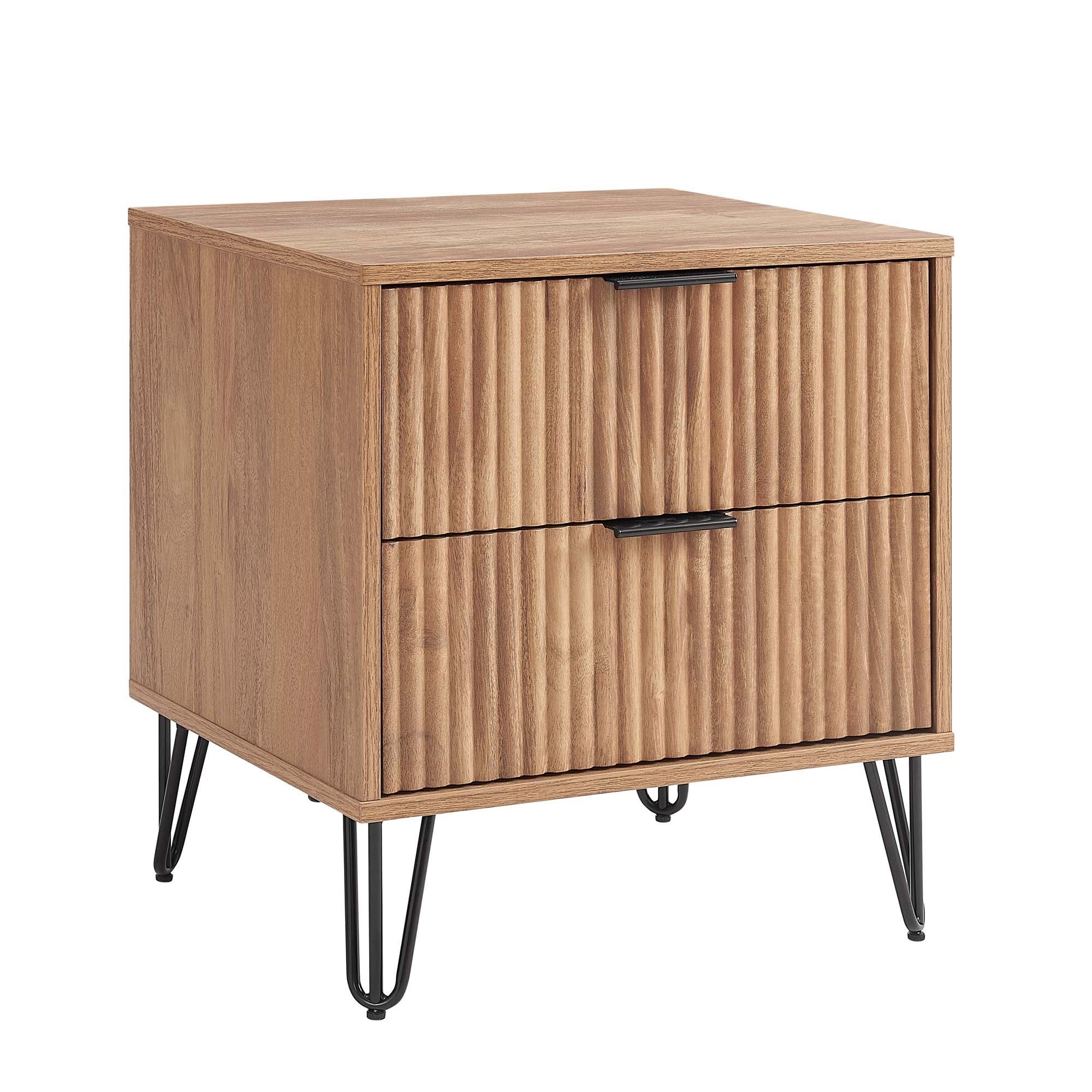 Dumbo 2.0 Modern Golden Brown Nightstand