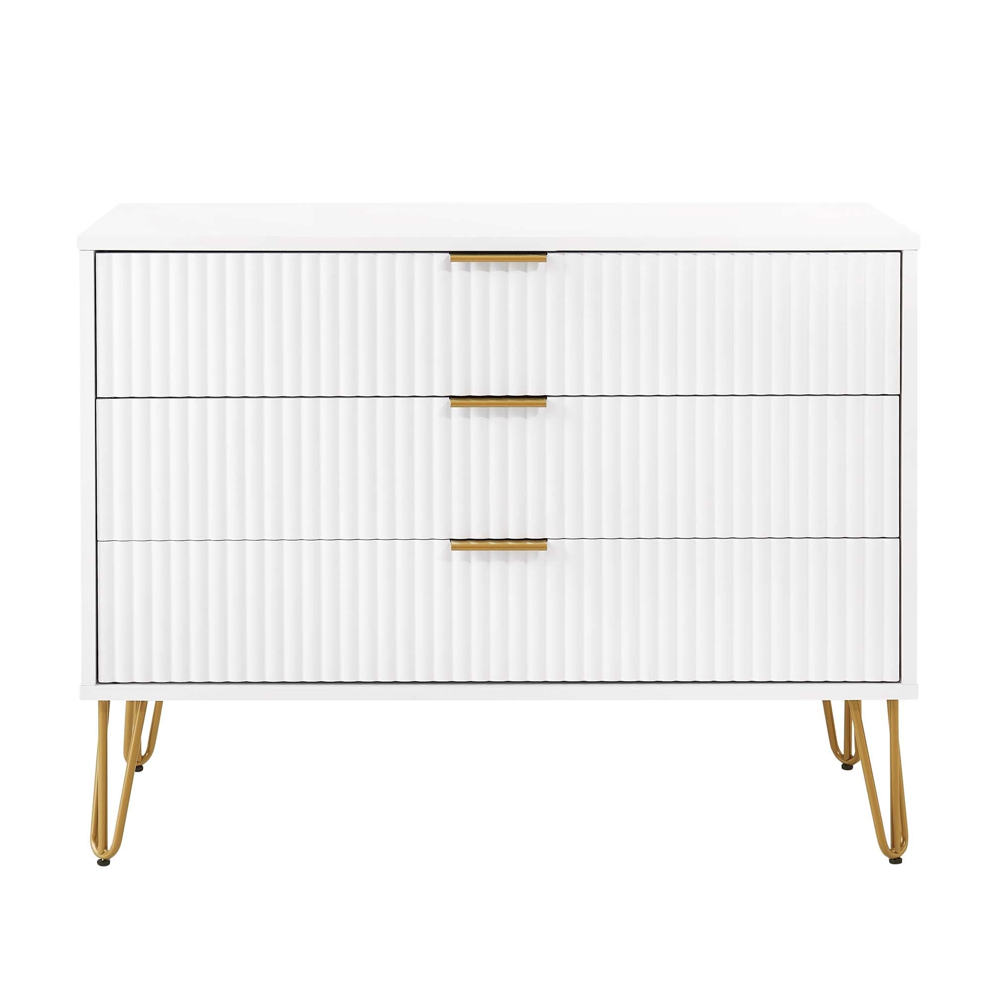 DUMBO 3-Drawer Dresser - White