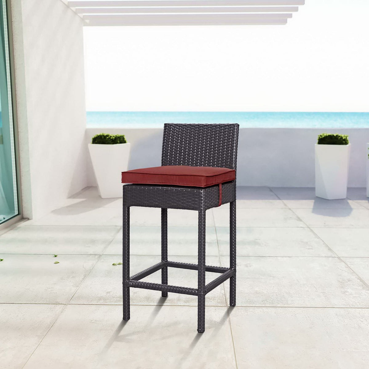 Convene Outdoor Fabric Bar Stool