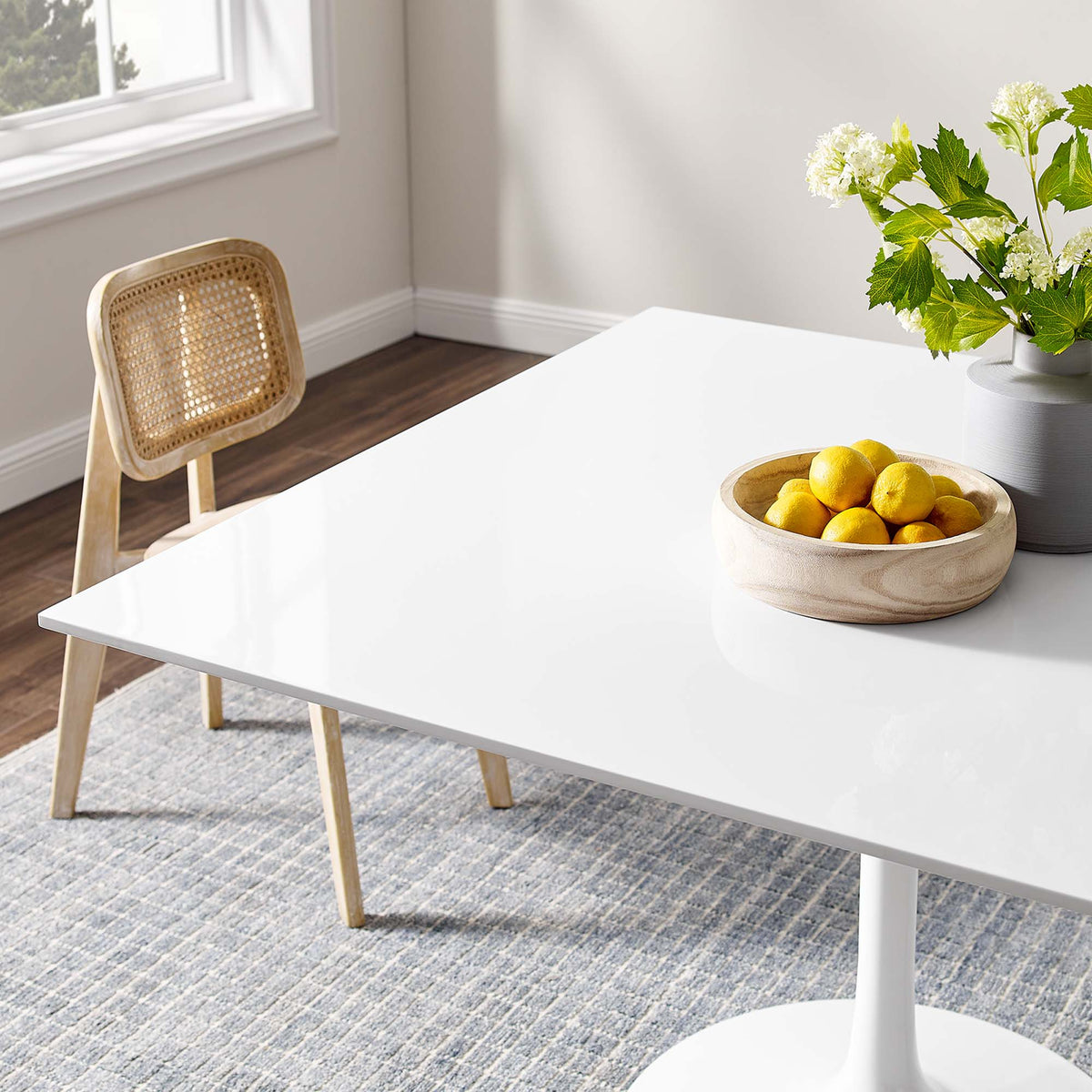 Lippa Square Wood Dining Table