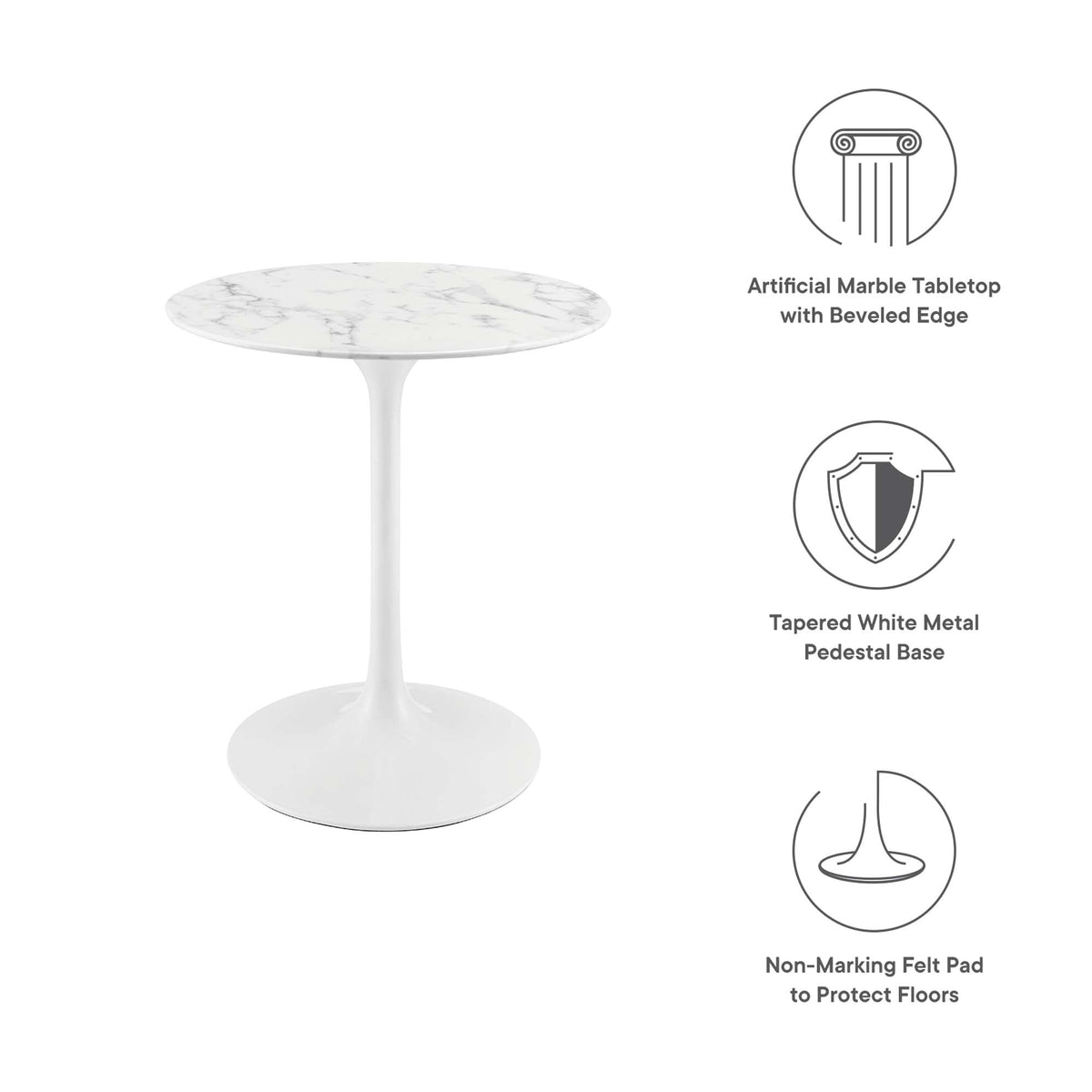 Lippa Round 28" Dining Table
