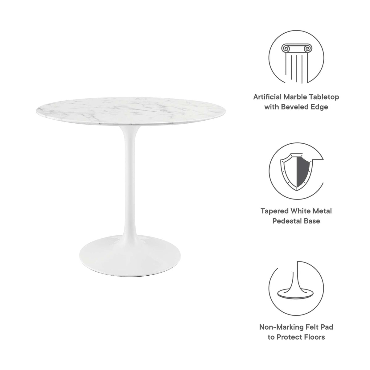Lippa Round 36" Dining Table - view 53