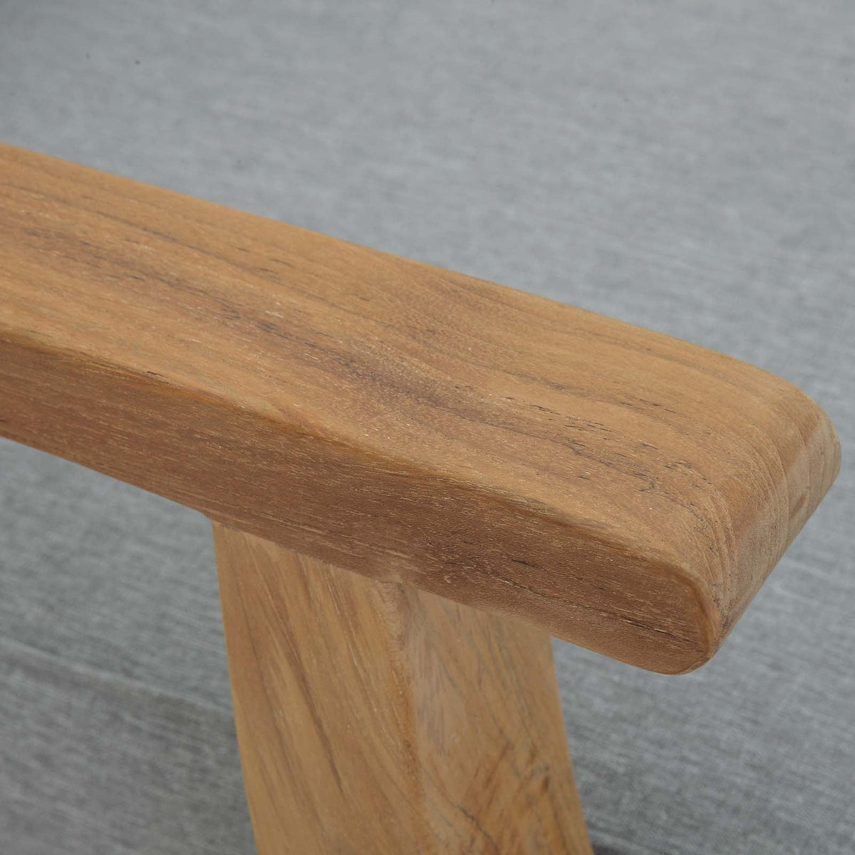 Marina Outdoor Patio Teak Left-Facing Sofa - view 18
