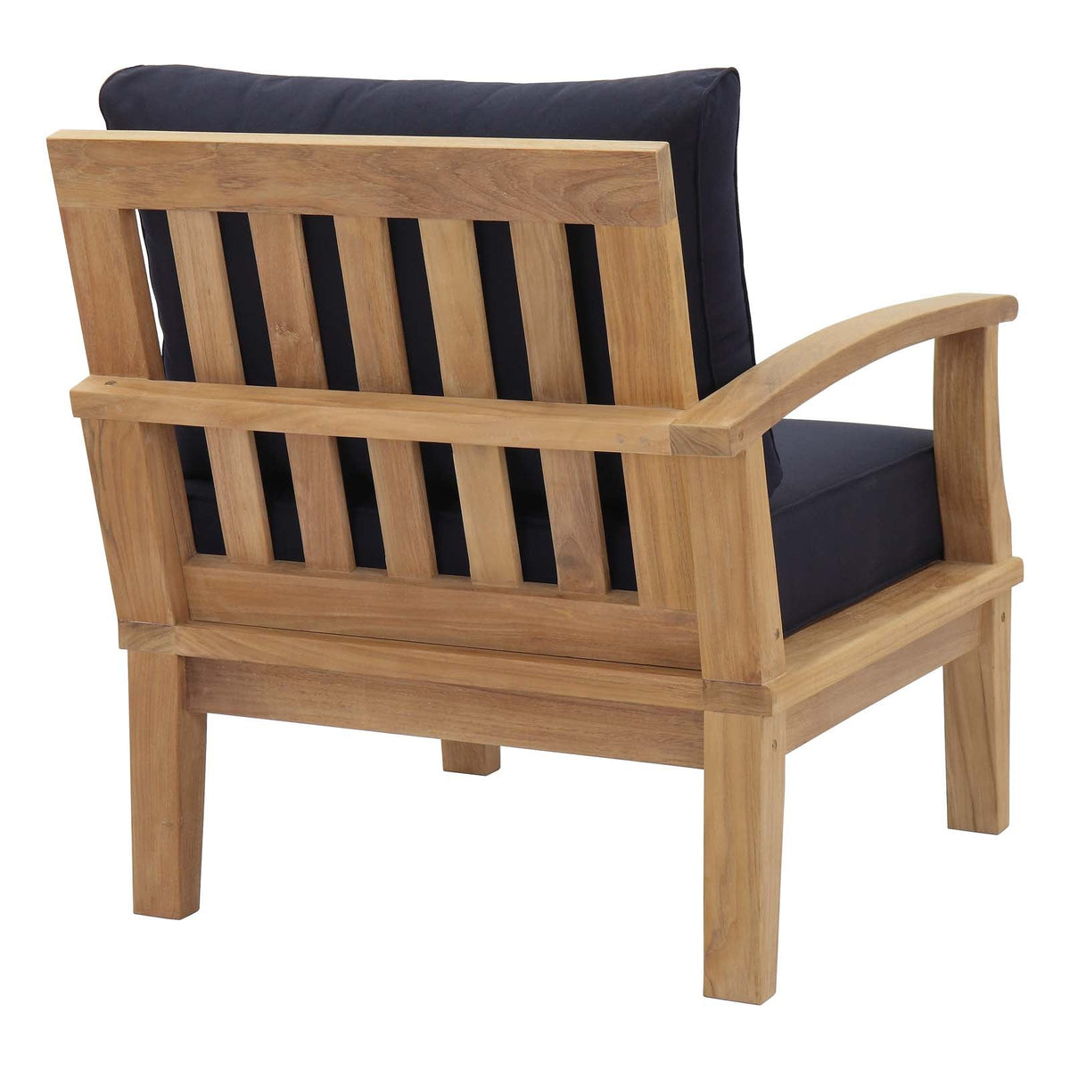 Marina Outdoor Patio Teak Left-Facing Sofa - view 8
