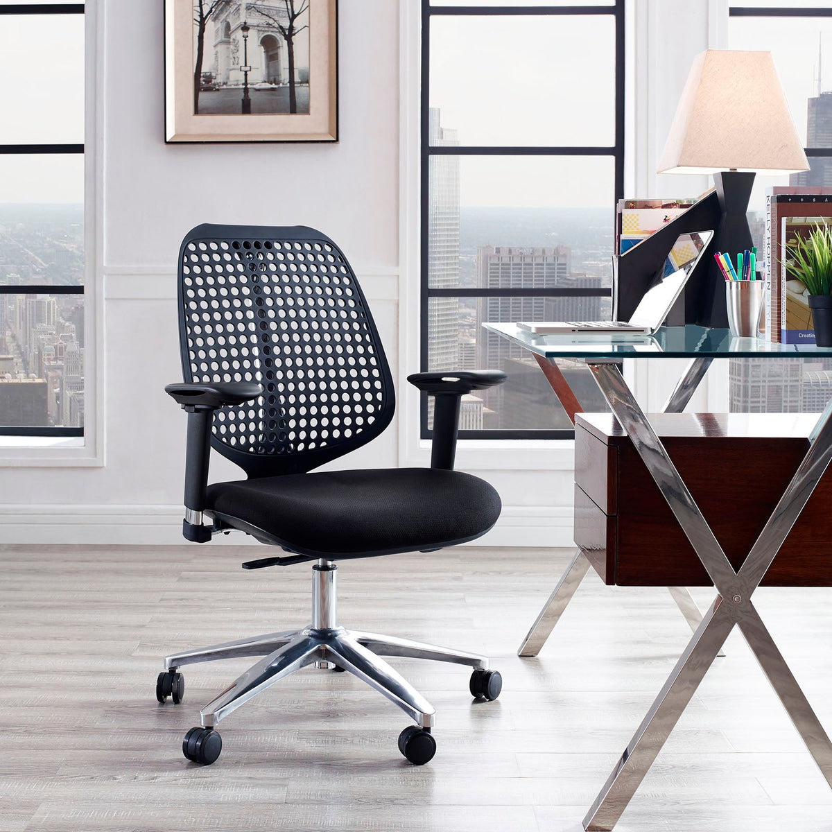 Reverb Premium Office Chair, Black - view 5