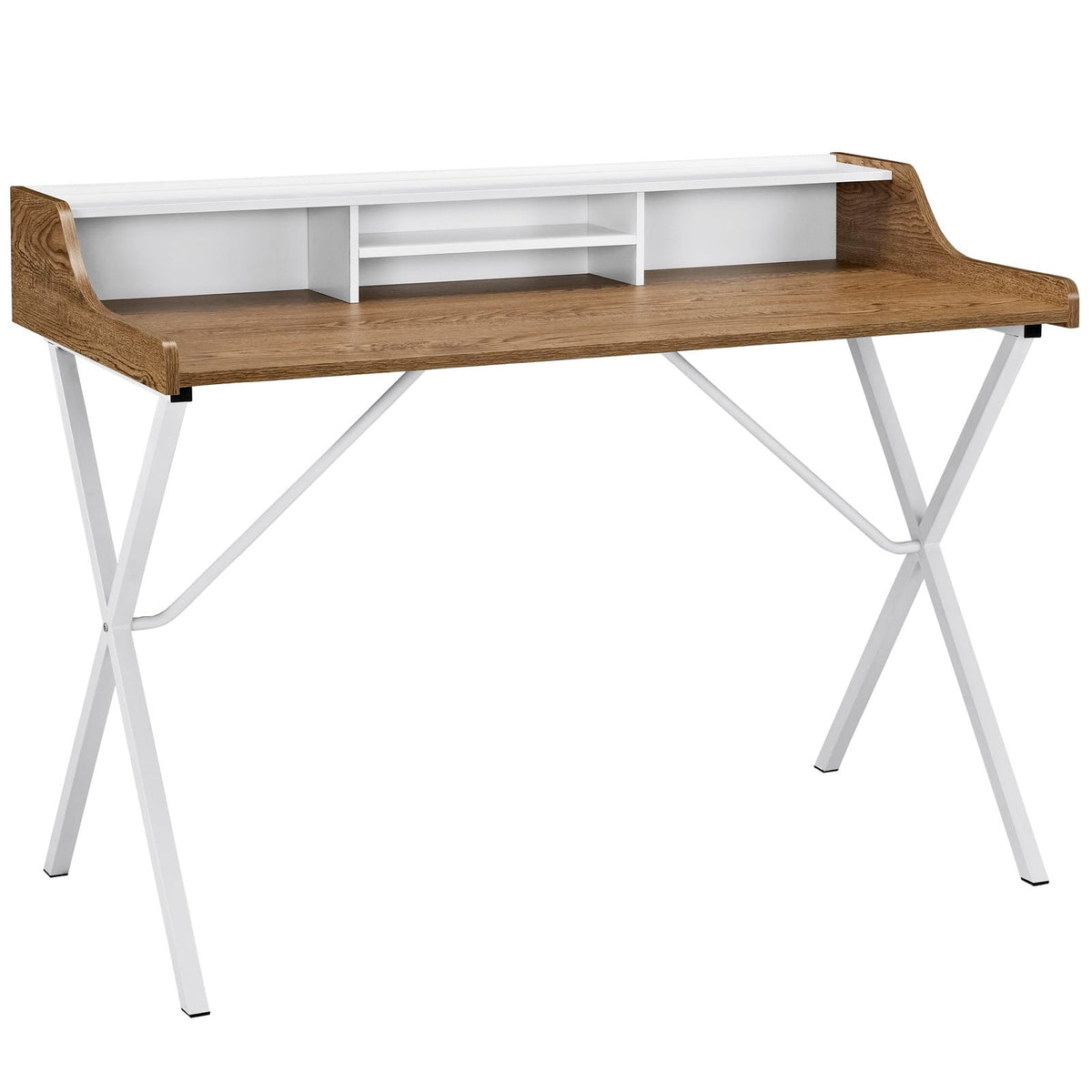 Bin Office Desk, Walnut - view 1