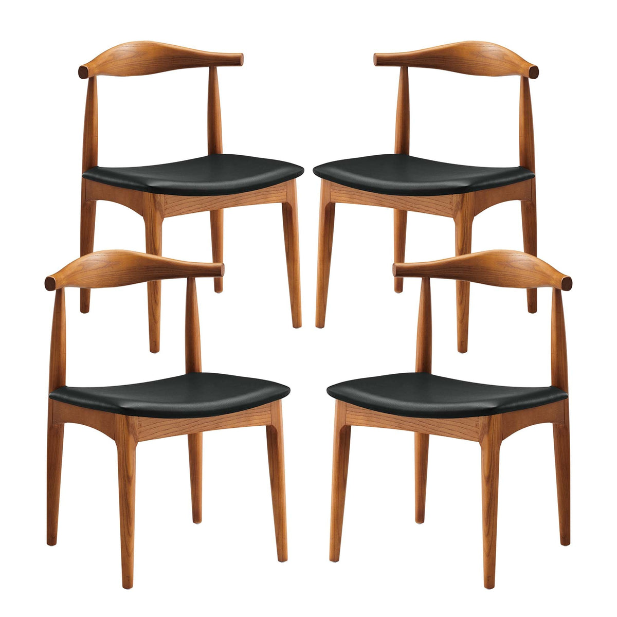 Tracy Dining Chairs Wood Set of 4