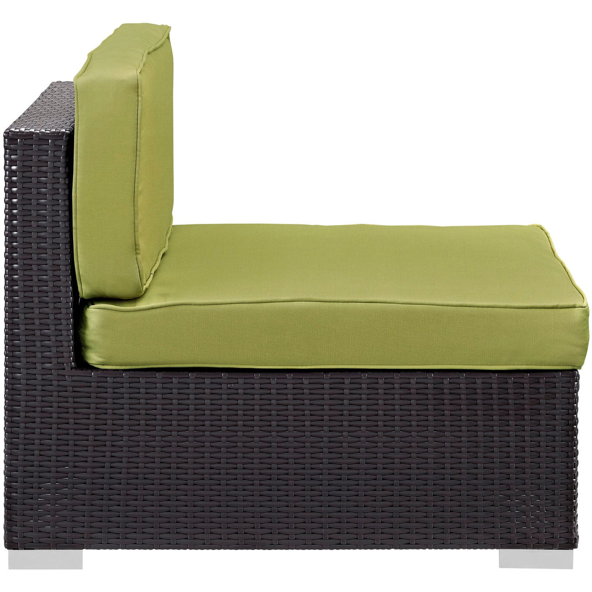 Gather Outdoor Patio Armless Chair Set of 2