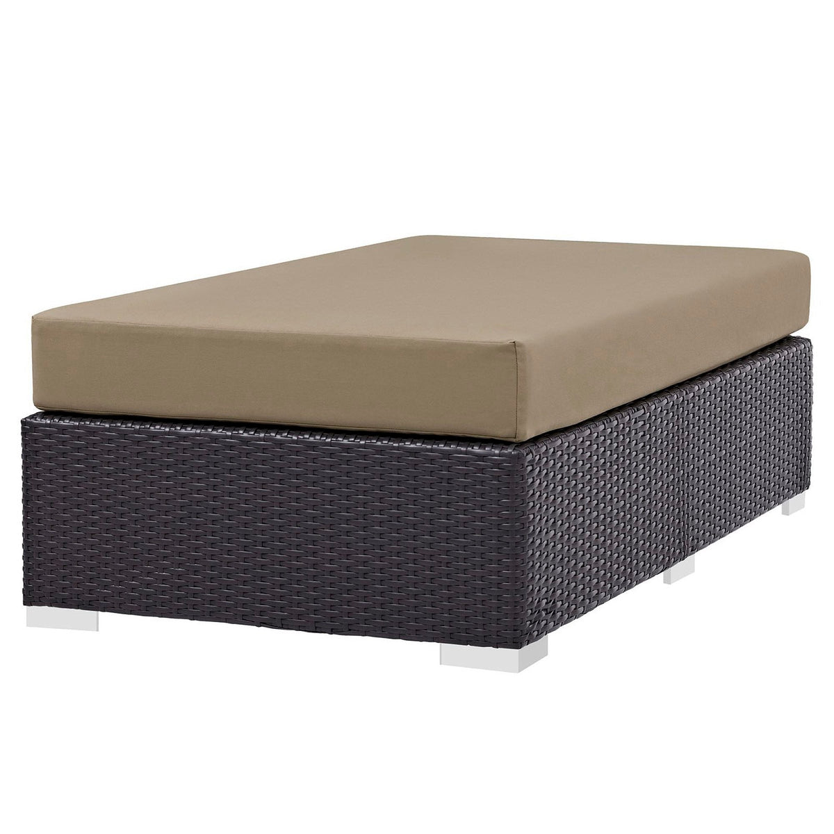 Convene Outdoor Fabric Rectangle Ottoman