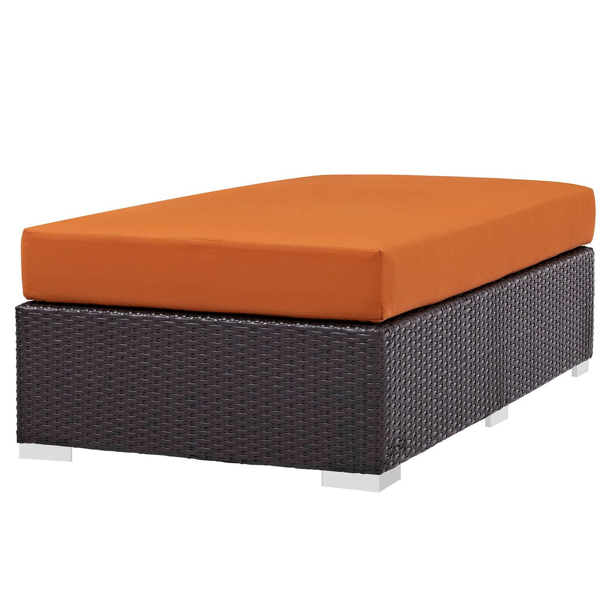 Convene Outdoor Fabric Rectangle Ottoman