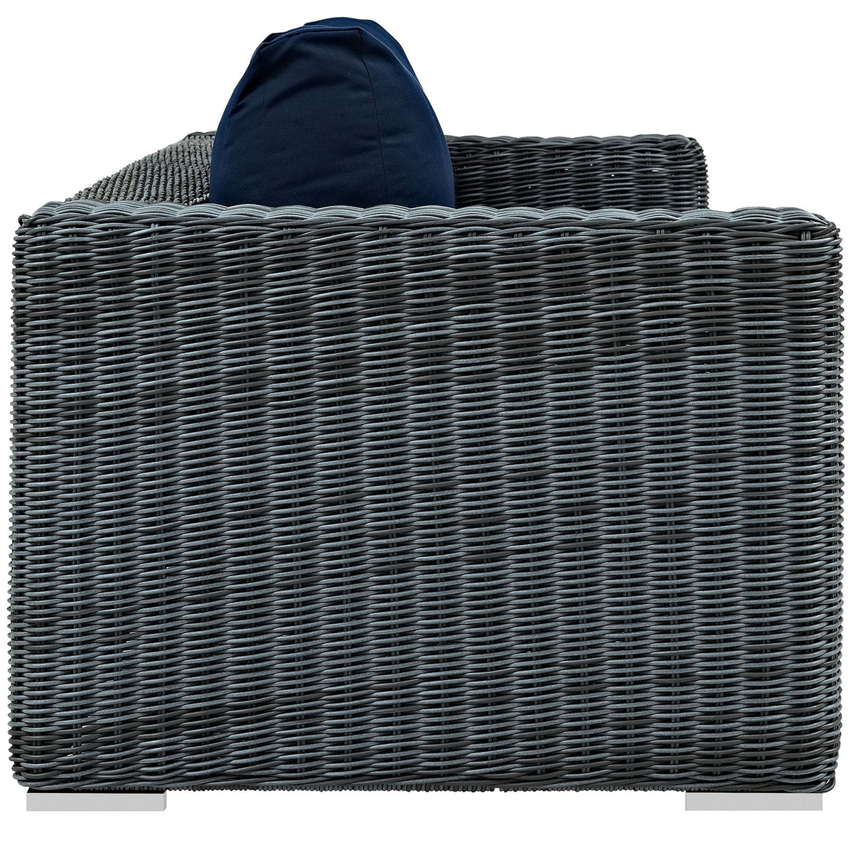 Summon Outdoor Patio Sunbrella® Sofa, Canvas Navy - view 2