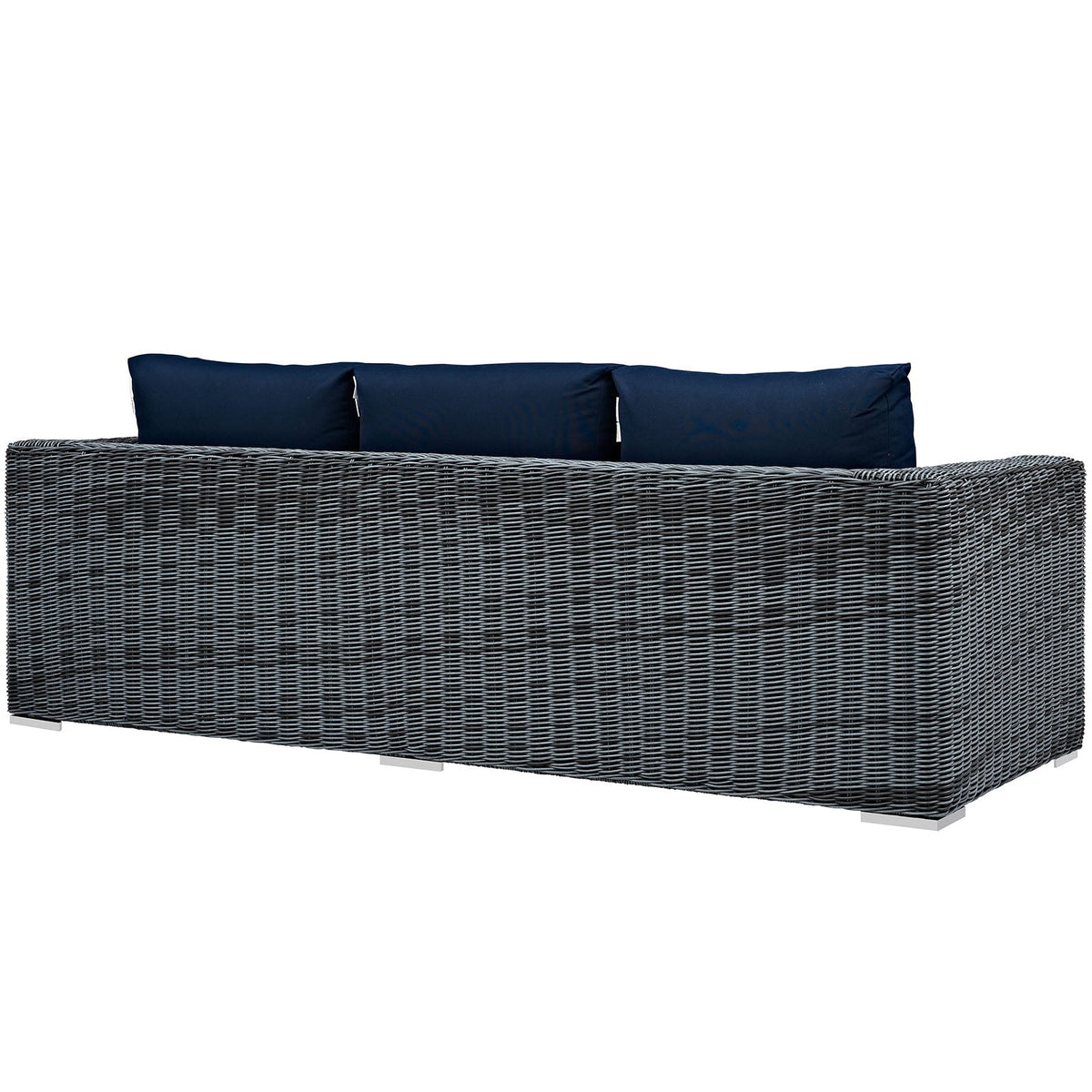 Summon Outdoor Patio Sunbrella® Sofa, Canvas Navy - view 3