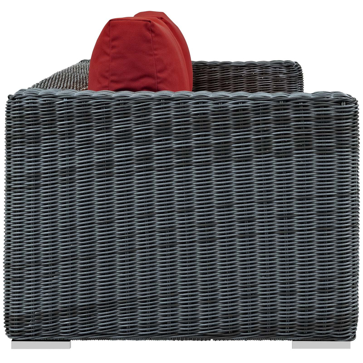 Summon Outdoor Patio Sunbrella® Sofa, Canvas Red - view 2