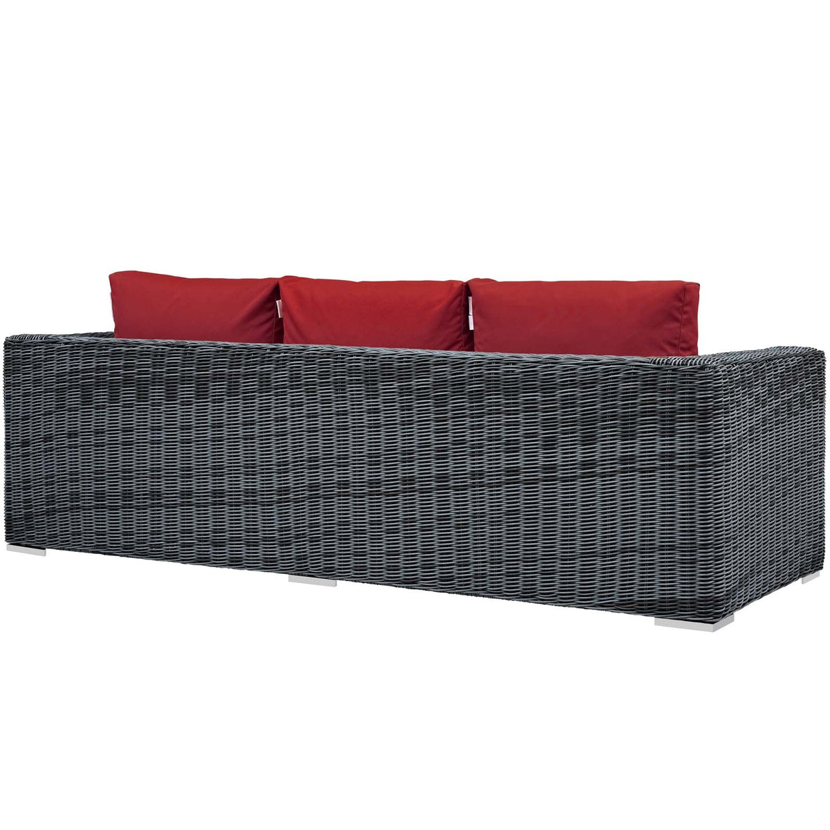 Summon Outdoor Patio Sunbrella® Sofa, Canvas Red - view 3