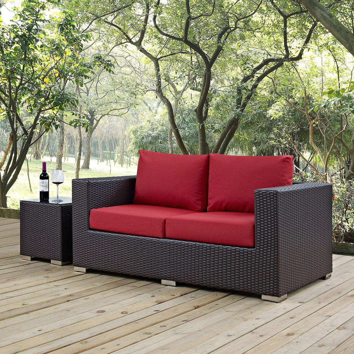Convene Outdoor Patio Loveseat - view 29