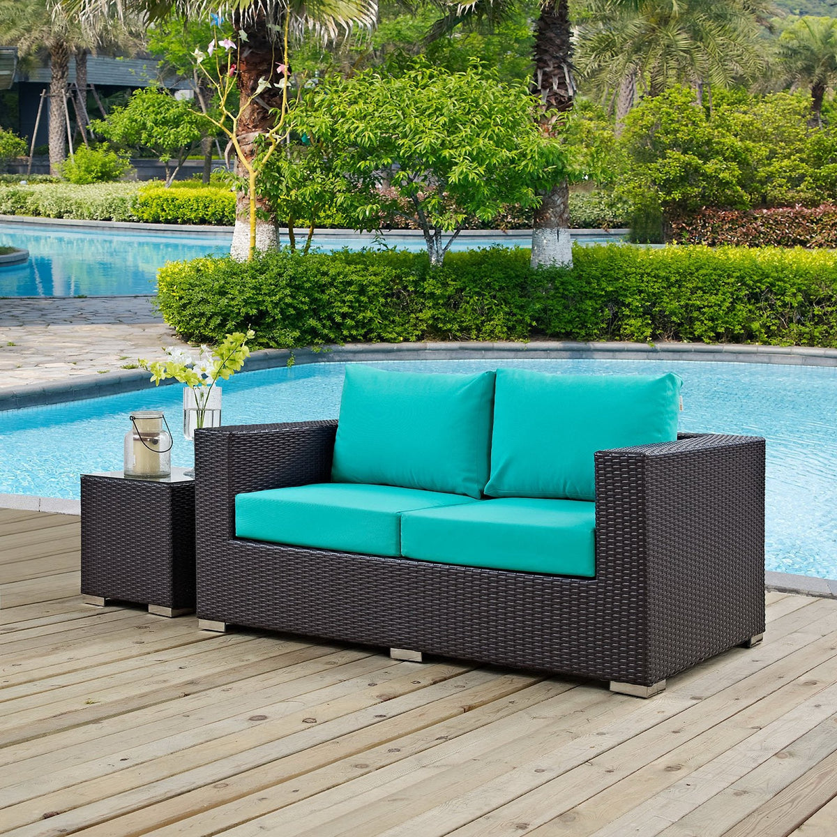 Convene Outdoor Patio Loveseat - view 30