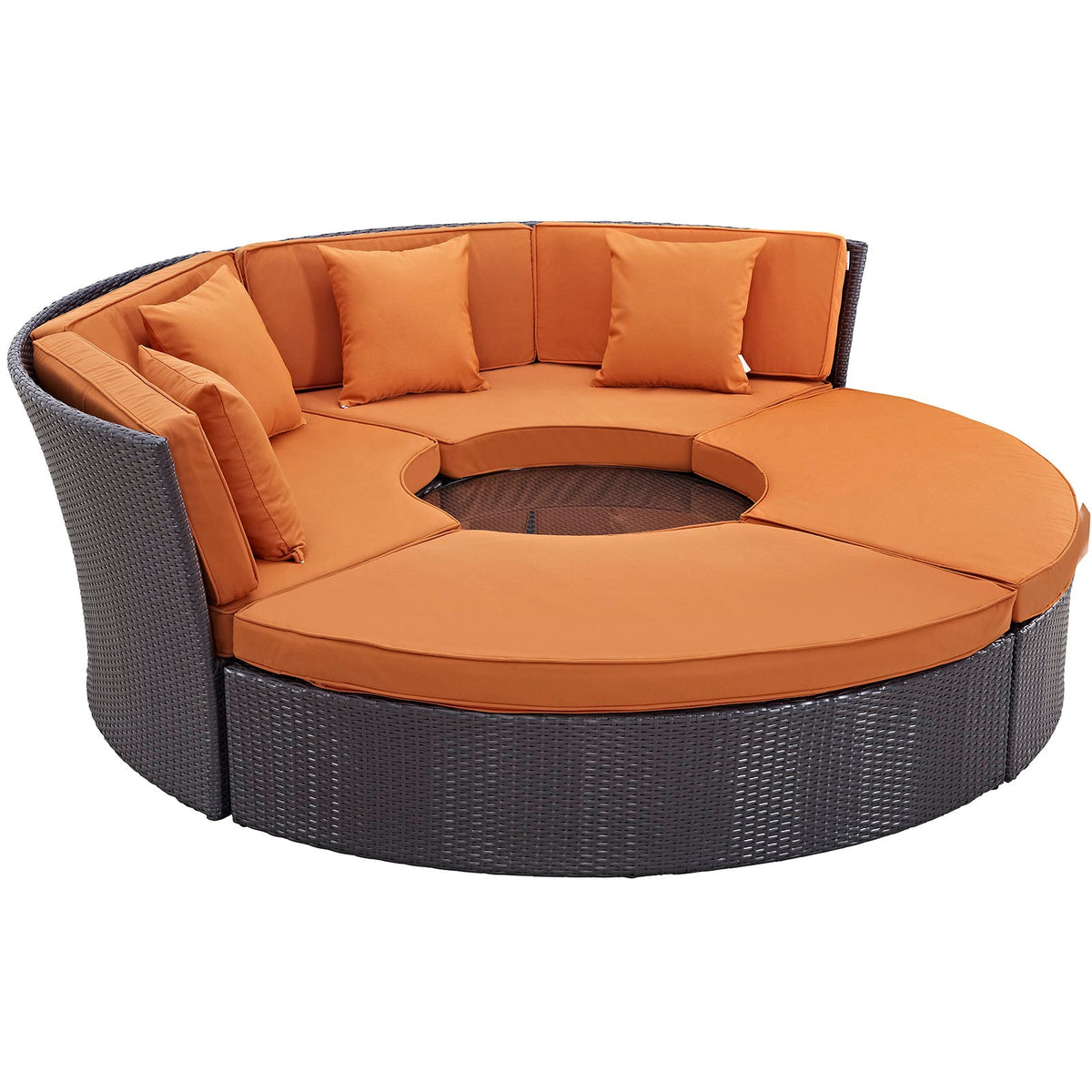 Convene Circular Outdoor Patio Daybed Set - view 2