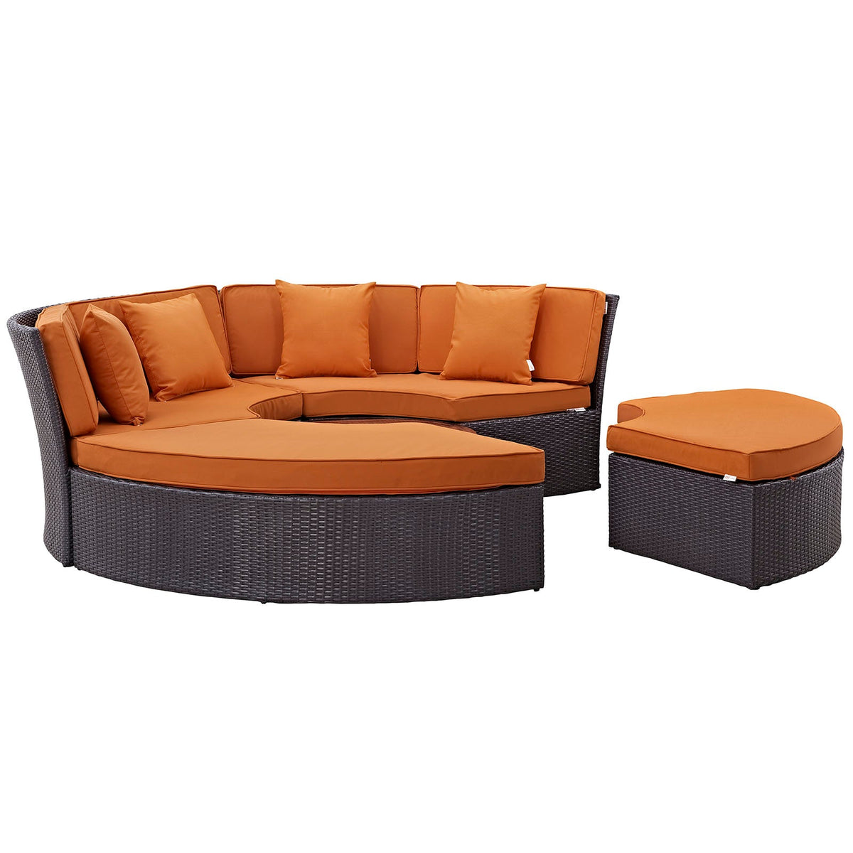 Convene Circular Outdoor Patio Daybed Set - view 6