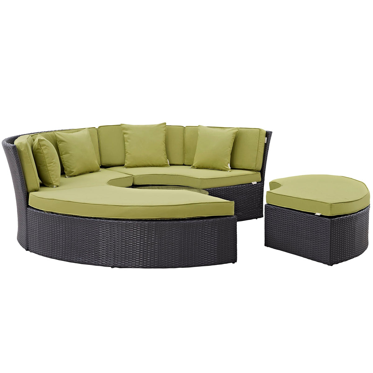 Convene Circular Outdoor Patio Daybed Set - view 7