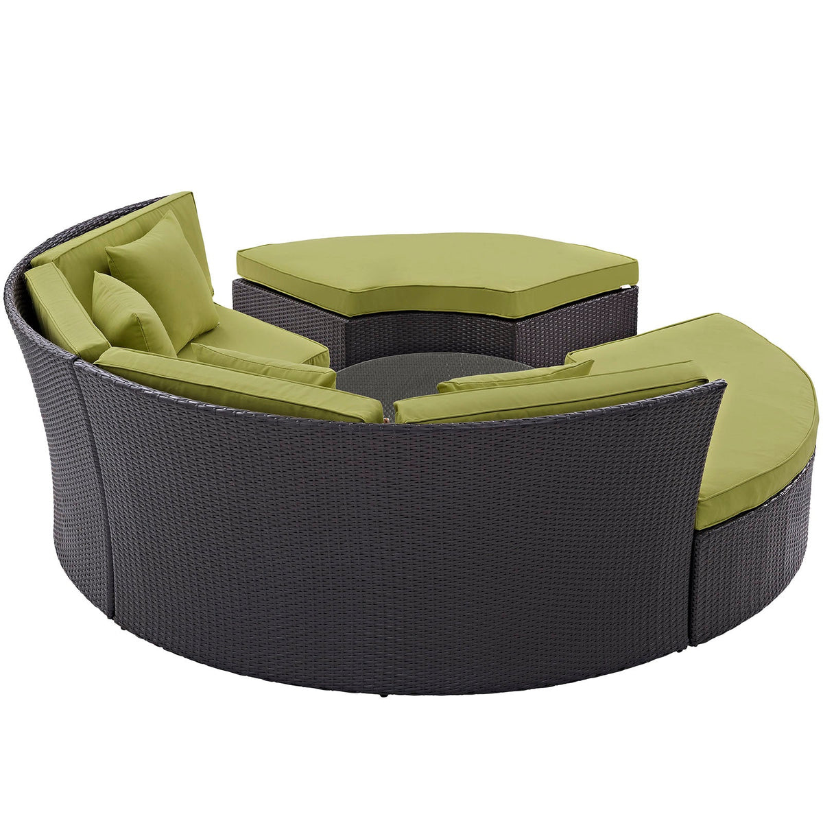 Convene Circular Outdoor Patio Daybed Set - view 15