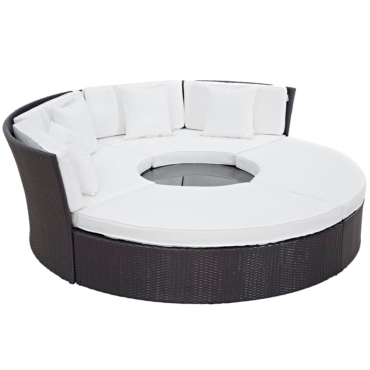 Convene Circular Outdoor Patio Daybed Set - view 4