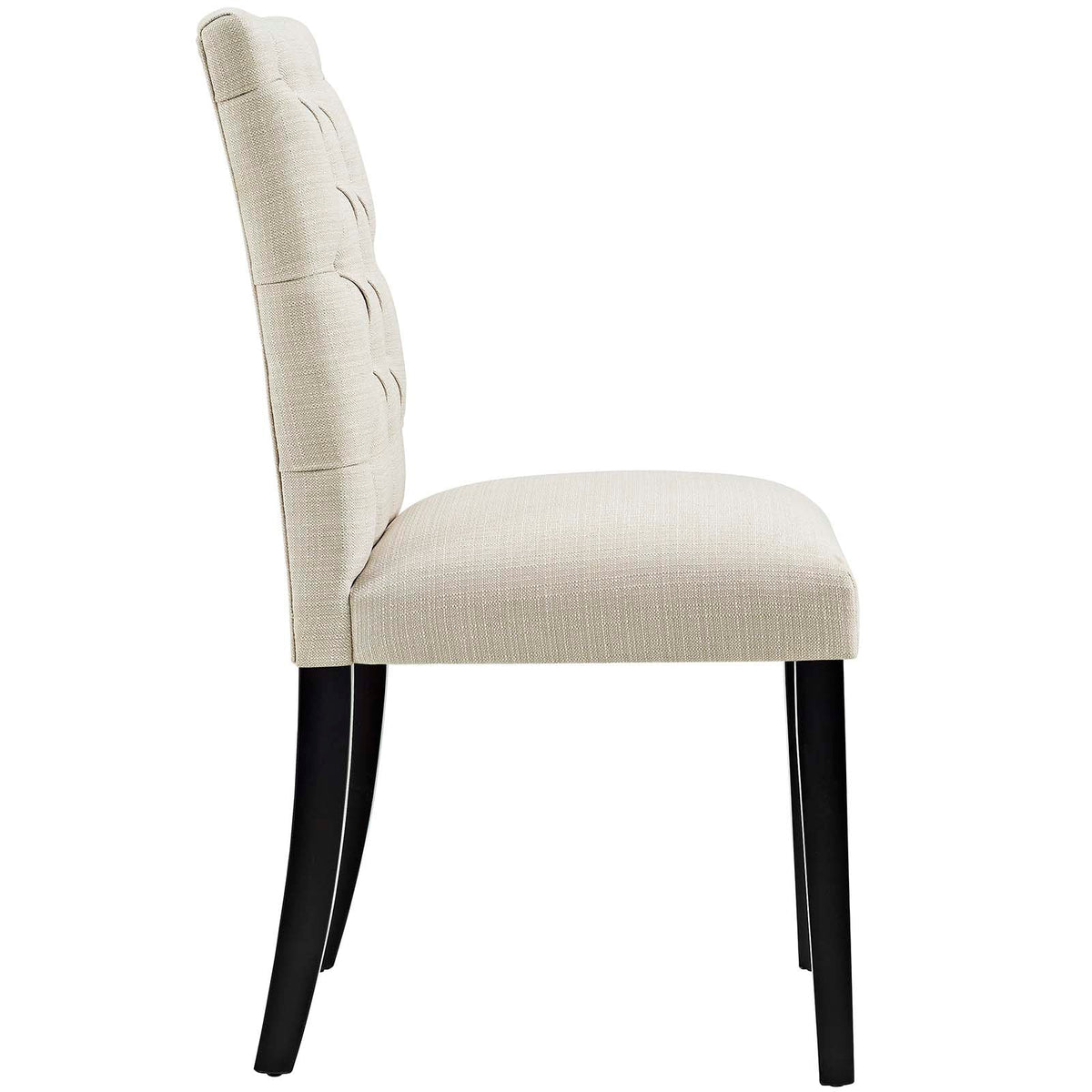 Duchess Button Tufted Fabric Dining Chair - view 8