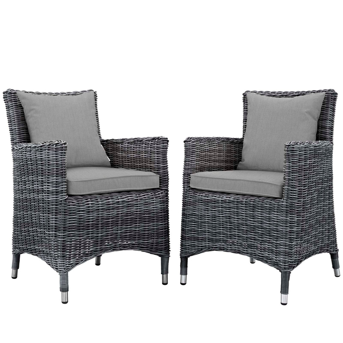 Summon 2 Piece Outdoor Patio Sunbrella® Dining Set - view 2