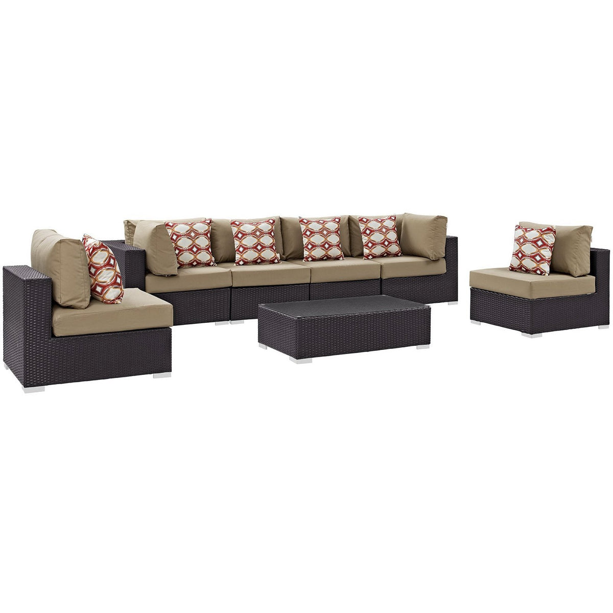 Convene 7 Piece Outdoor Sectional Set