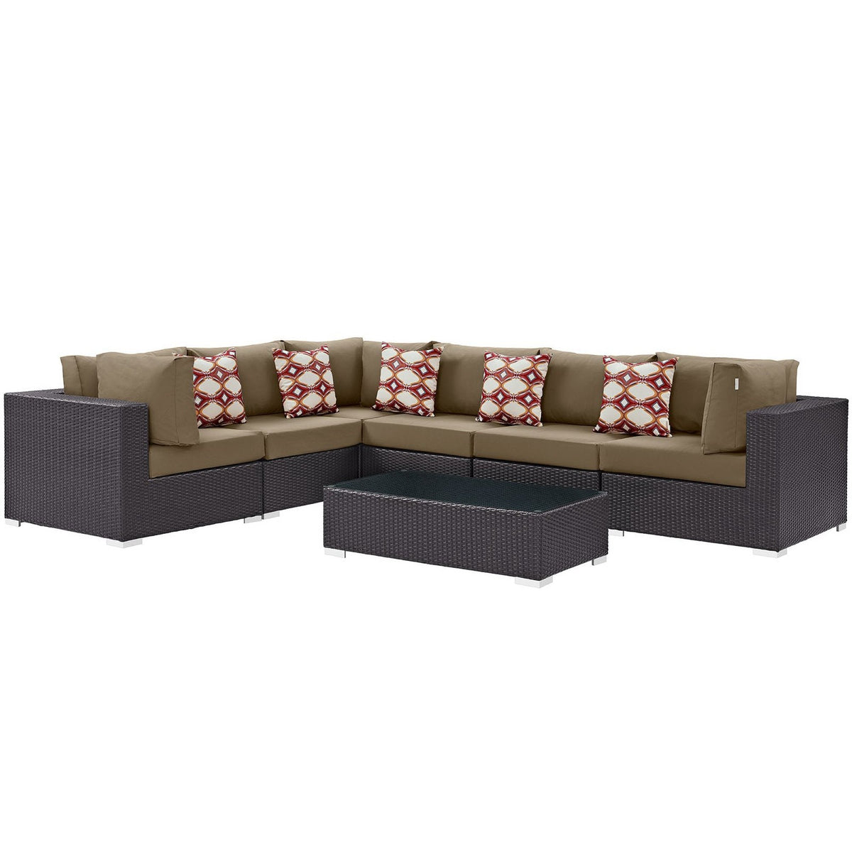 Convene 7 Piece Outdoor Sectional Set