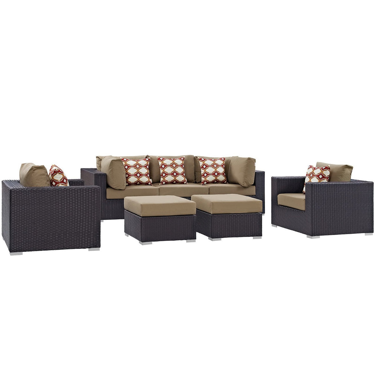 Convene 7 Piece Outdoor Sectional Set