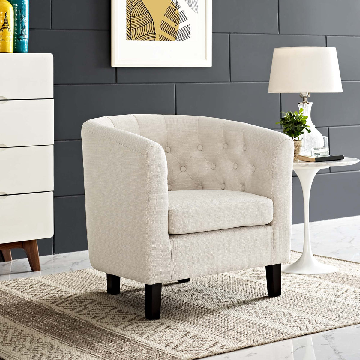 Prospect Upholstered Fabric Armchair - view 6