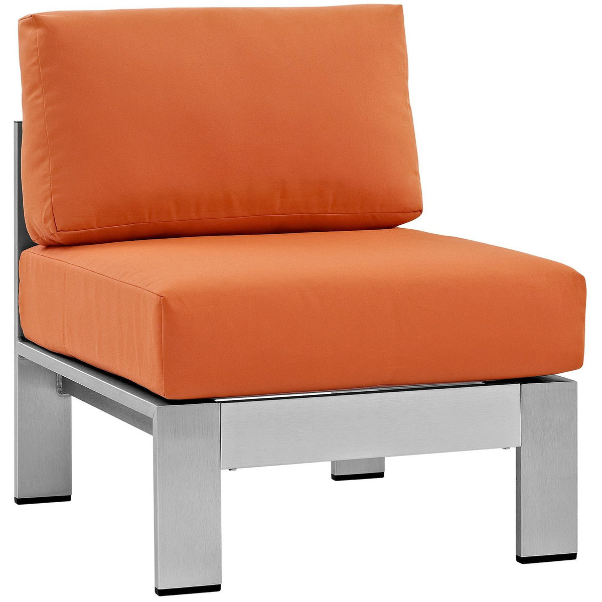 Shore 6 Piece Outdoor Aluminum Sectional Sofa Set