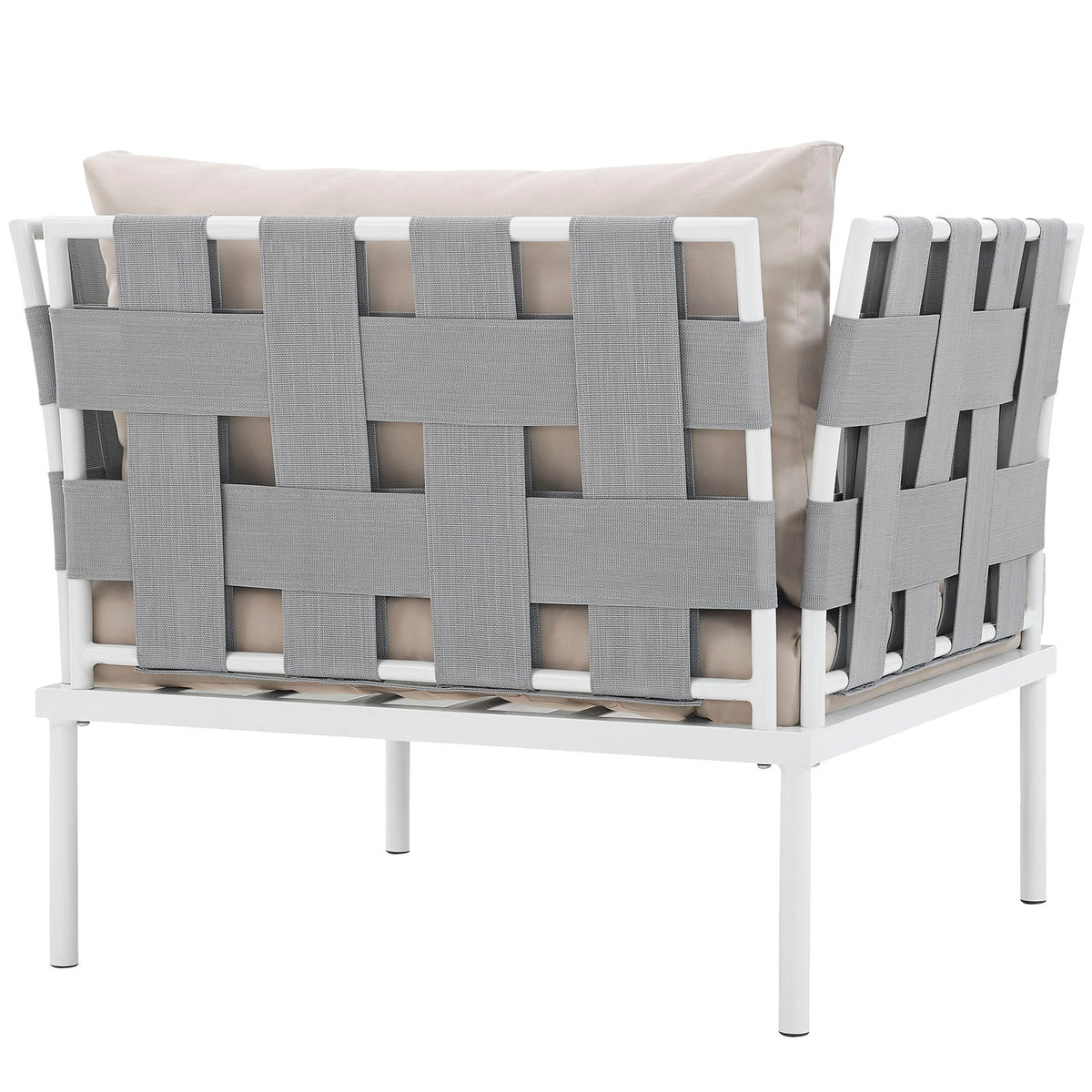 Harmony Outdoor Patio Aluminum Armchair - view 7