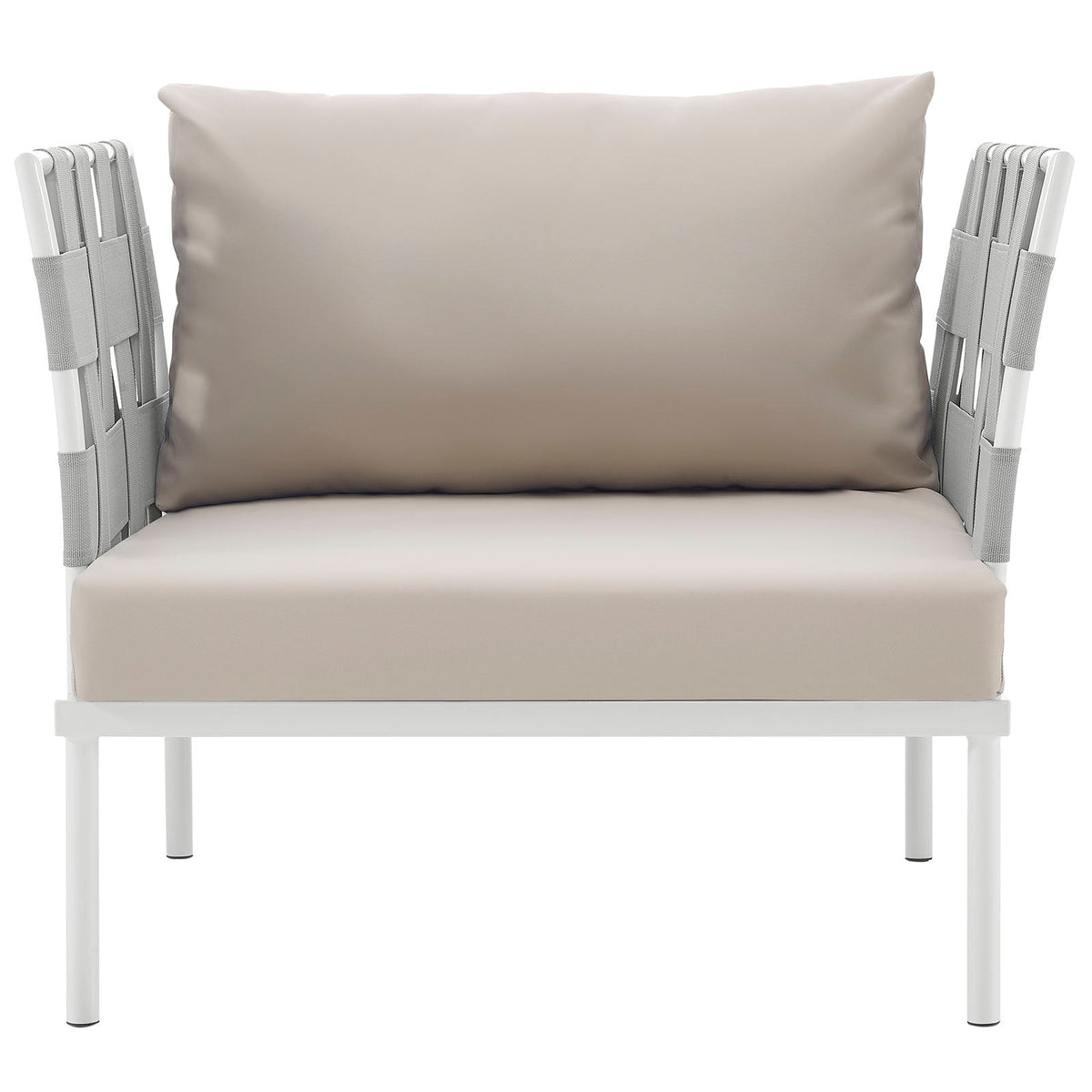 Harmony Outdoor Patio Aluminum Armchair - view 10