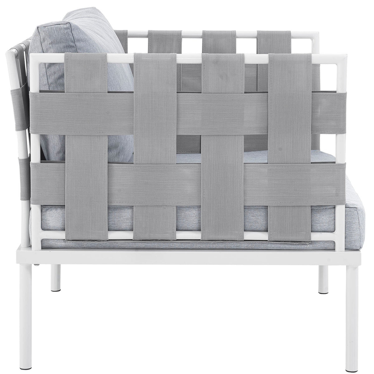 Harmony Outdoor Patio Aluminum Armchair - view 5