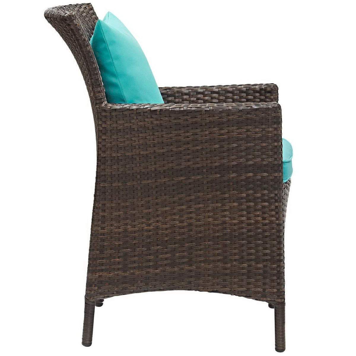 Conduit Outdoor Wicker Rattan Dining Armchair