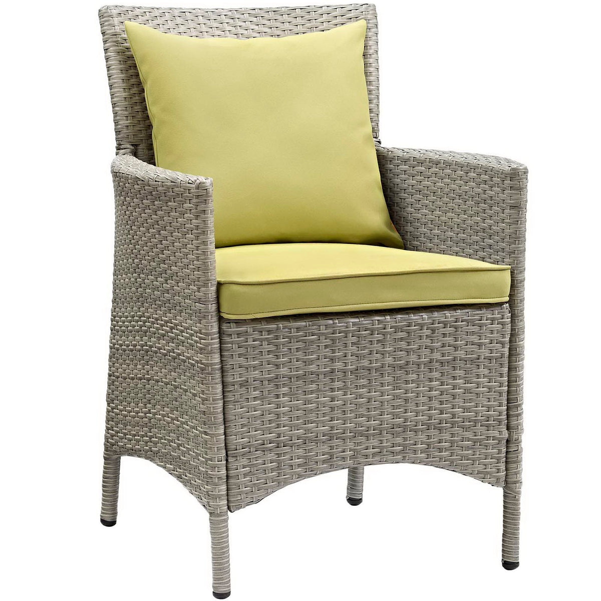 Conduit Outdoor Wicker Rattan Dining Armchair