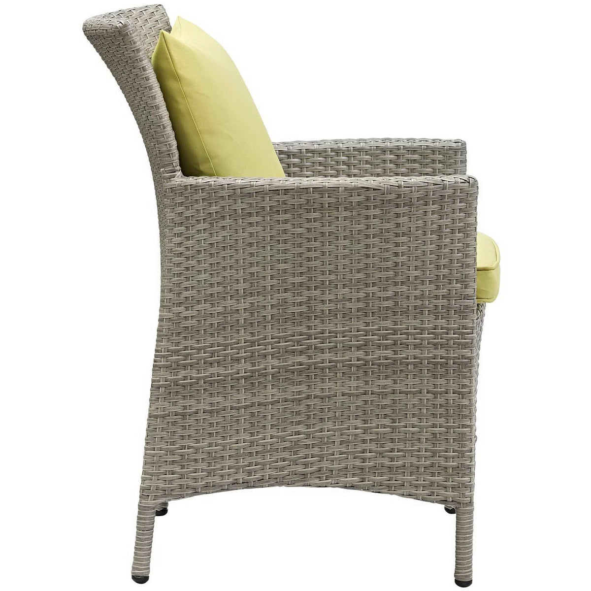 Conduit Outdoor Wicker Rattan Dining Armchair