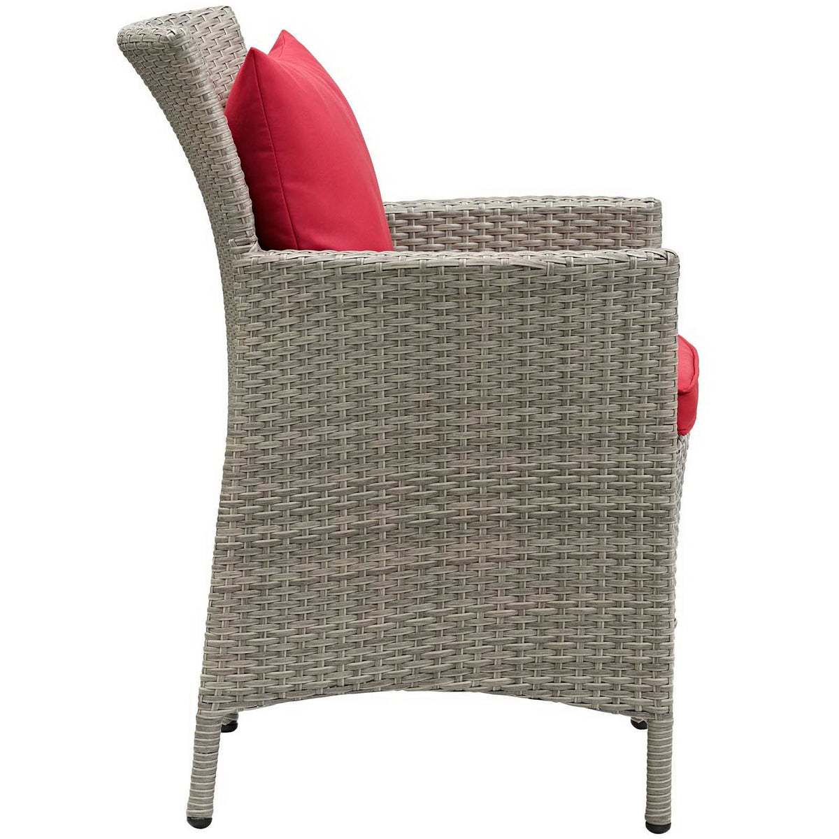 Conduit Outdoor Wicker Rattan Dining Armchair