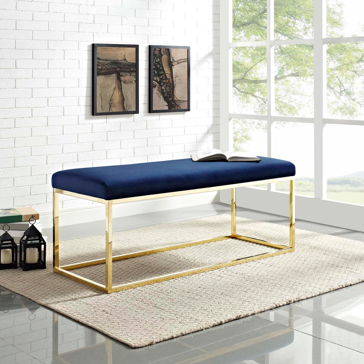 Anticipate Fabric Bench - view 8