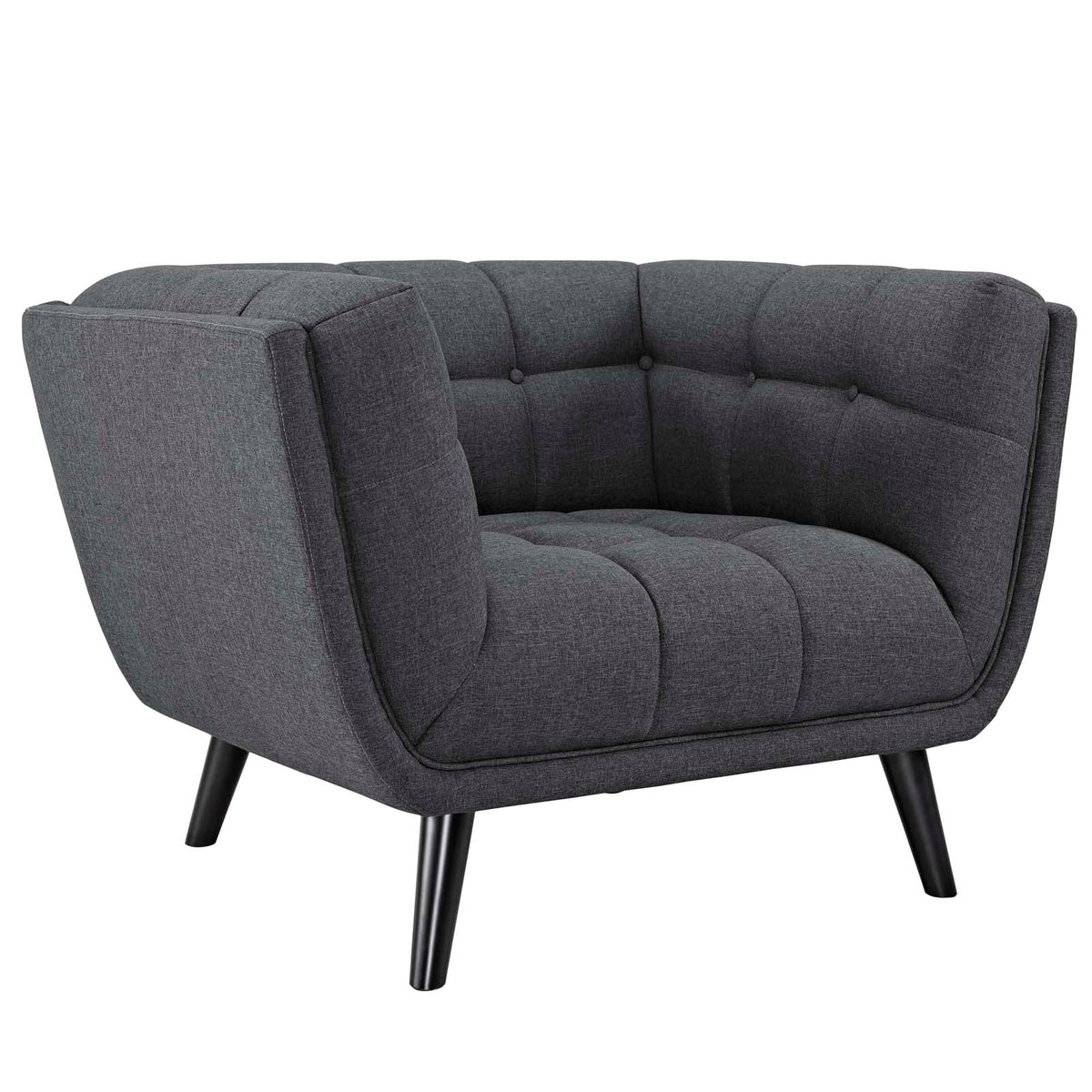 Bestow 3 Piece Upholstered Fabric Sofa and Armchair Set - view 2
