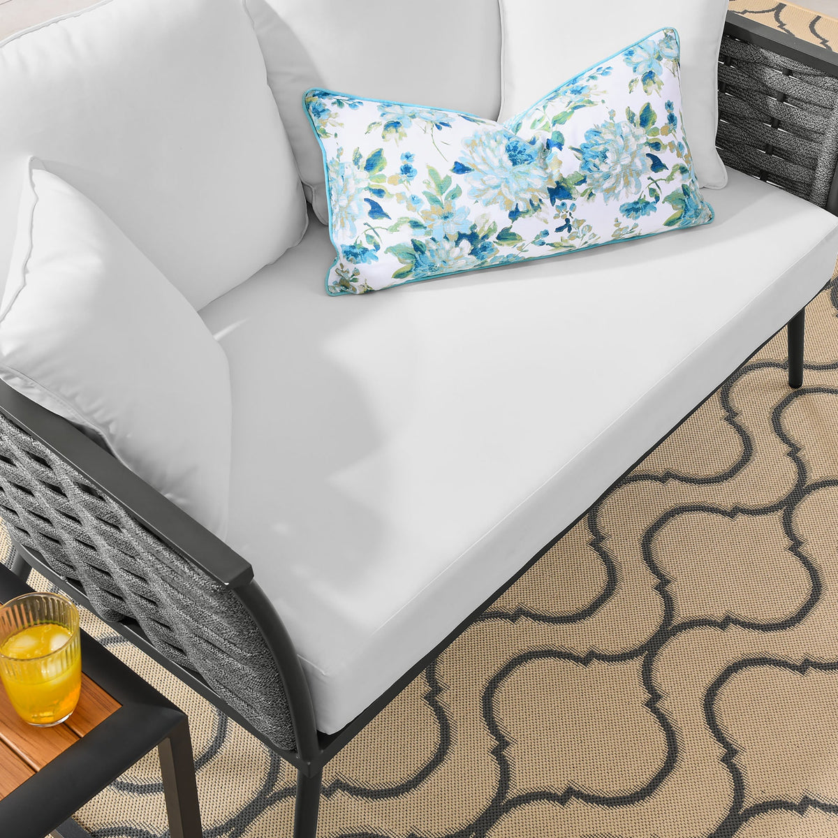 Stance Outdoor Aluminum Loveseat
