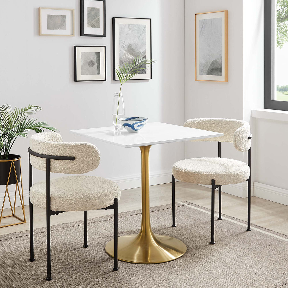 Lippa Square Wood Dining Table