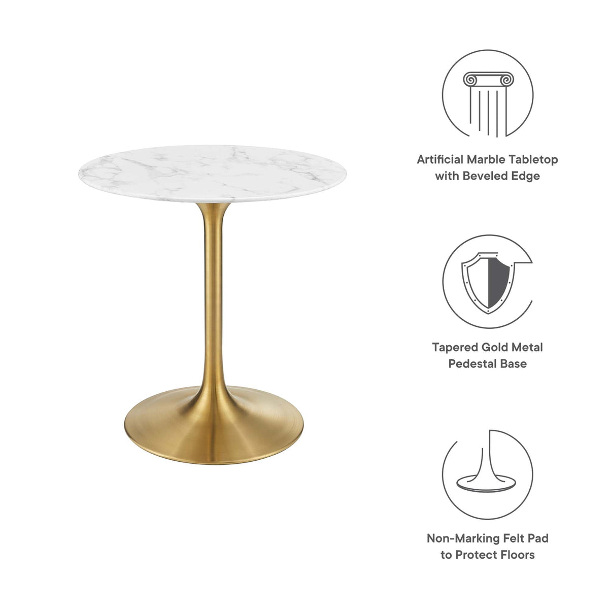 Lippa Round 28" Dining Table